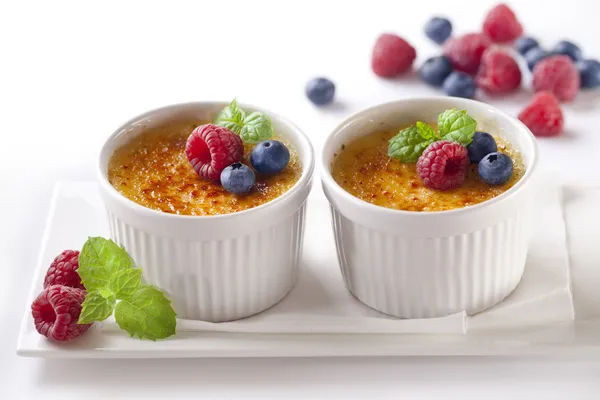 Creme brulee. — Stock fotografie