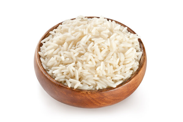 White steamed rice