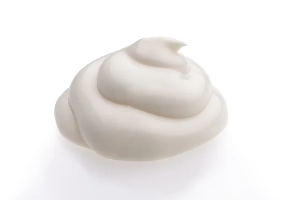 Crema aislada sobre blanco — Foto de Stock