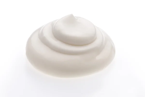 Crema aislada sobre blanco — Foto de Stock