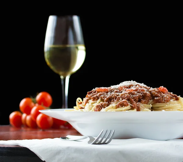 Spagettibolognese — kuvapankkivalokuva