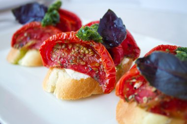 domates bruschetta