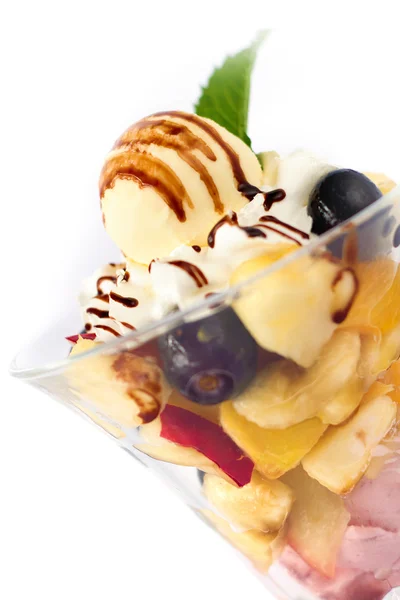 Gelato di insalata di frutta — Foto Stock