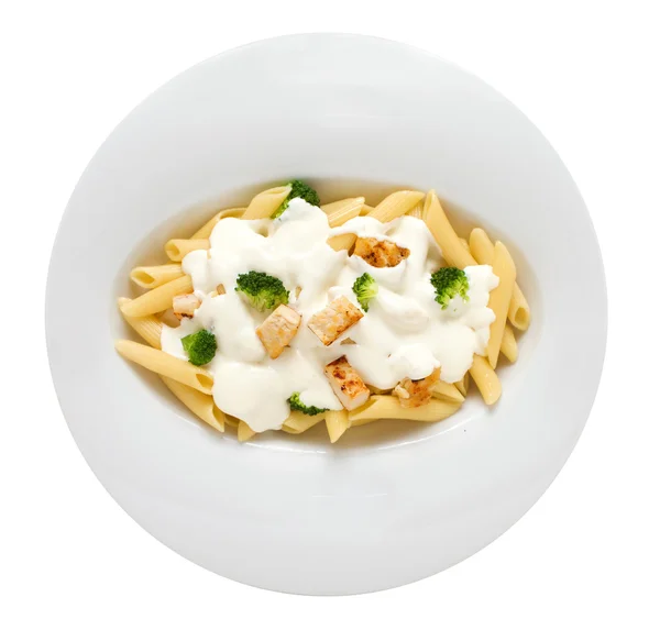 Plato Penne Alfredo —  Fotos de Stock