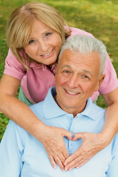 Seniors Love — Stock Photo, Image