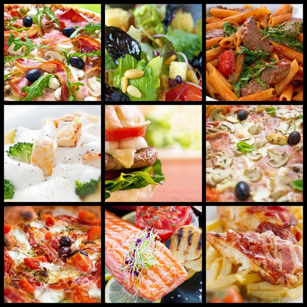 Collage alimentare — Foto Stock