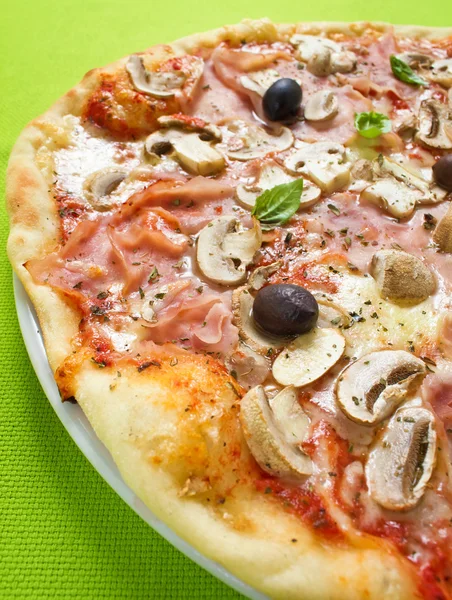 Pizza detay — Stok fotoğraf