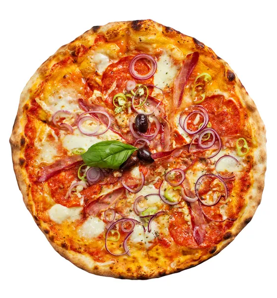 Pizza de cebolla con chile — Foto de Stock