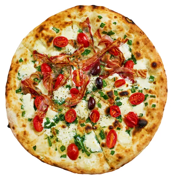 Boczek pizzy — Zdjęcie stockowe