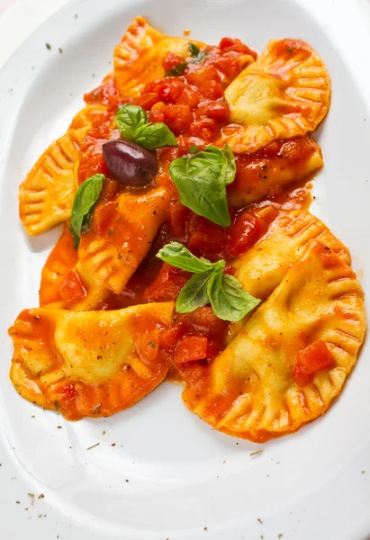 Hemgjord ravioli — Stockfoto