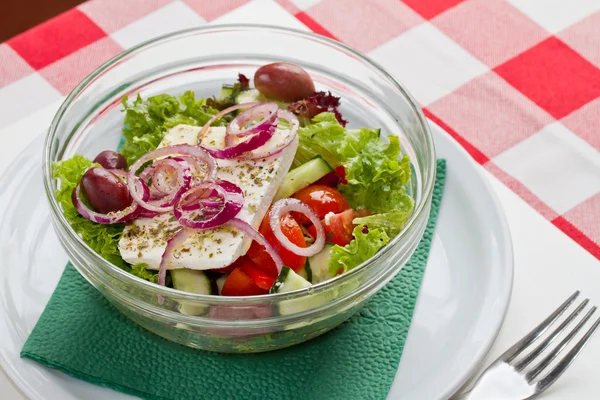 Grekisk sallad — Stockfoto