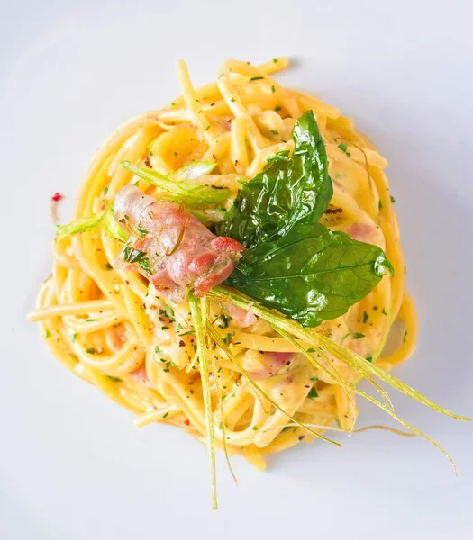 Pasta Carbonara — Stock Photo, Image