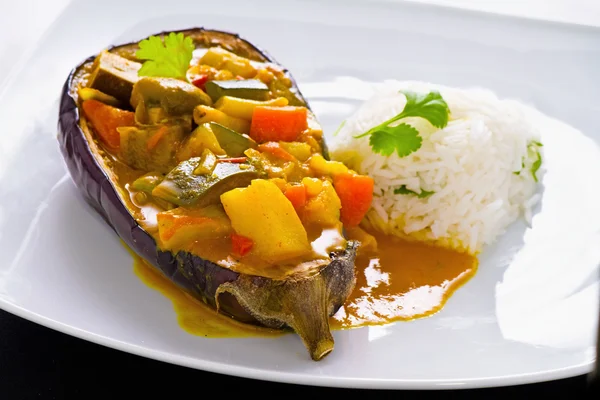 Curry wegetariańskie — Zdjęcie stockowe