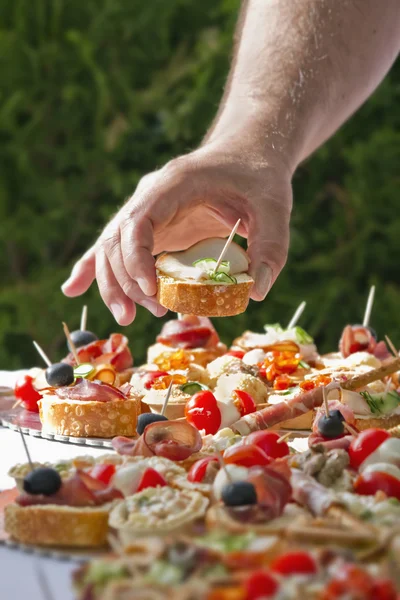 Canapes — Stock Photo, Image