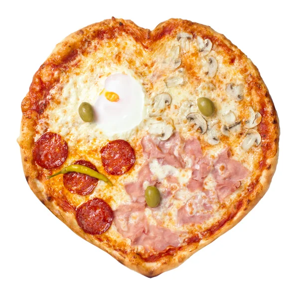 Pizza amor — Fotografia de Stock