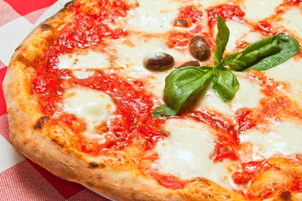 Primo piano della pizza — Foto Stock