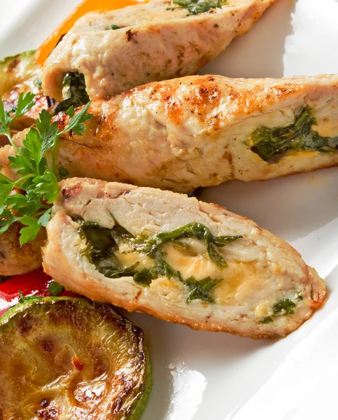 Chicken Rolls — Stock Photo, Image