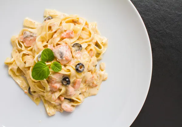 Pasta di salmone — Foto Stock