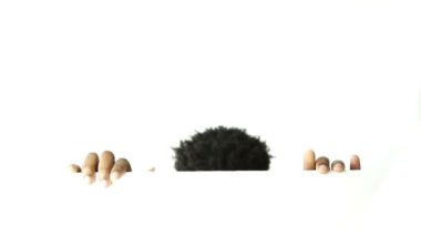 Afrikalı adamın gösteren işaret