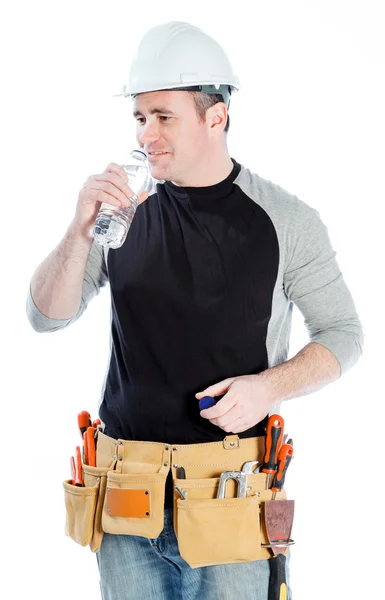 Caucasian man contractor — Stock Photo, Image