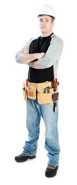 Caucasian man contractor — Stock Photo, Image