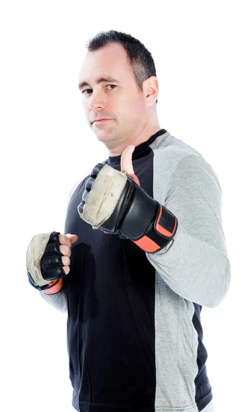 Boxer caucasiano — Fotografia de Stock