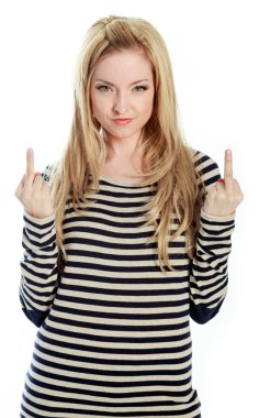 çekici beyaz sarışın kız