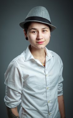 çekici beyaz sarışın kız