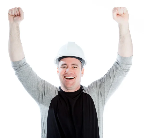 Caucasian man contractor — Stock Photo, Image