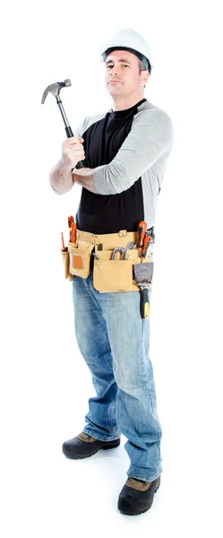 Caucasian man contractor — Stock Photo, Image