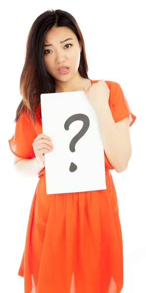 Attractive asian girl posing in studio — Stock Photo, Image