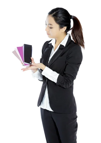 Attractive asian girl posing in studio — Stock Photo, Image