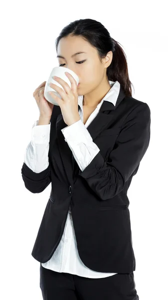 Attractive asian girl posing in studio — Stock Photo, Image