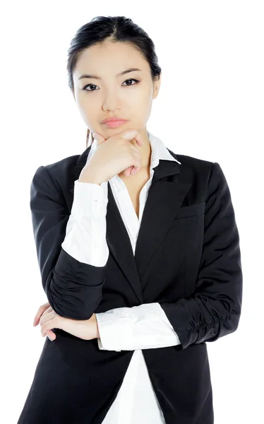 Attractive asian girl posing in studio — Stock Photo, Image