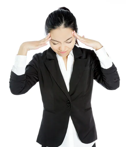 Attractive asian girl posing in studio — Stock Photo, Image