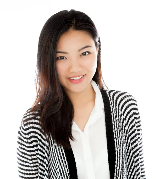 Attractive asian girl posing in studio — Stock Photo, Image