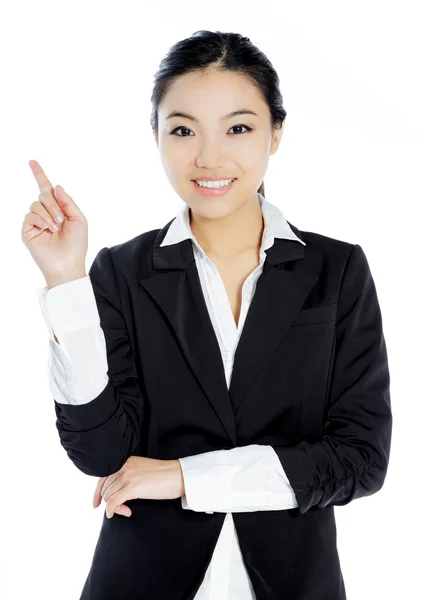 Attractive asian girl posing in studio — Stock Photo, Image