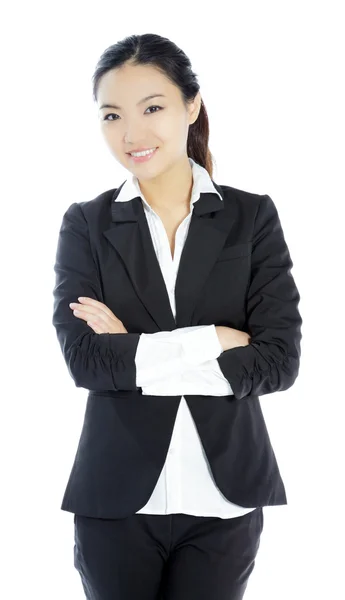 Attractive asian girl posing in studio — Stock Photo, Image