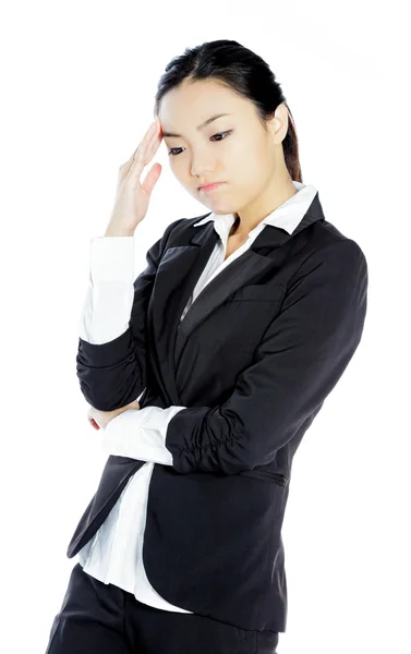 Attractive asian girl posing in studio — Stock Photo, Image