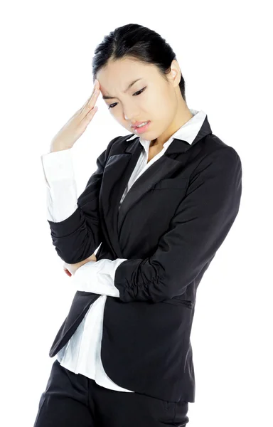 Attractive asian girl posing in studio — Stock Photo, Image