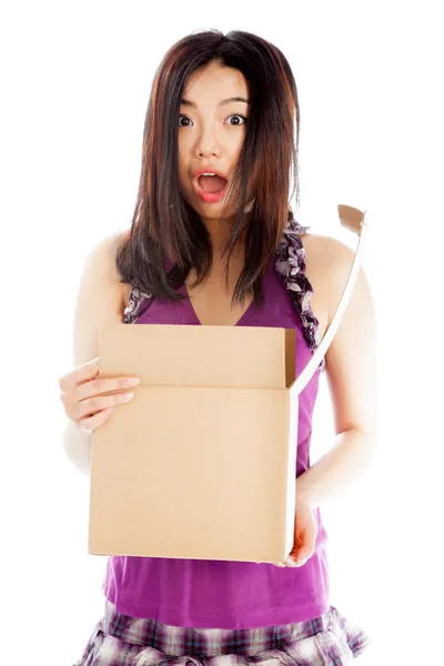 Attractive asian girl posing in studio — Stock Photo, Image