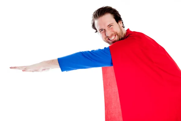 Attractive caucasian man posing in studio — Stock Photo, Image