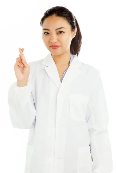 Attractive asian girl posing in studio — Stock Photo, Image