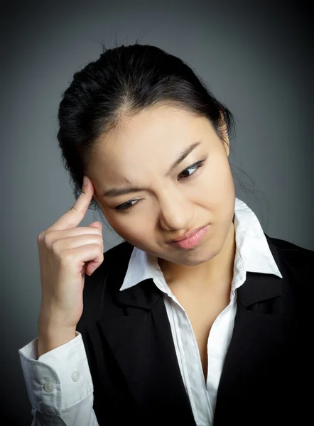 Attractive asian girl posing in studio — Stock Photo, Image