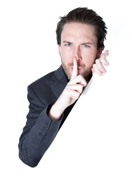 Attractive caucasian man shot in studio — Stock Photo, Image