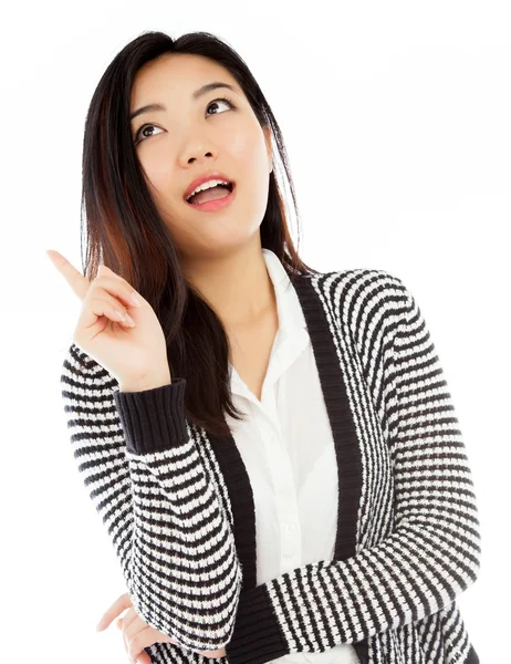 Attractive asian girl posing in studio — Stock Photo, Image