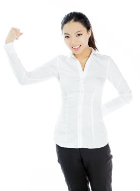 stüdyoda poz çekici Asyalı kız