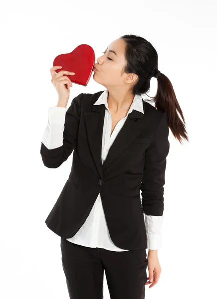 Attractive asian girl posing in studio — Stock Photo, Image