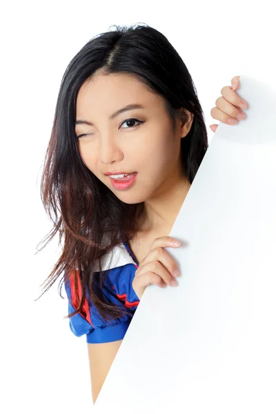 Attractive asian girl posing in studio — Stock Photo, Image