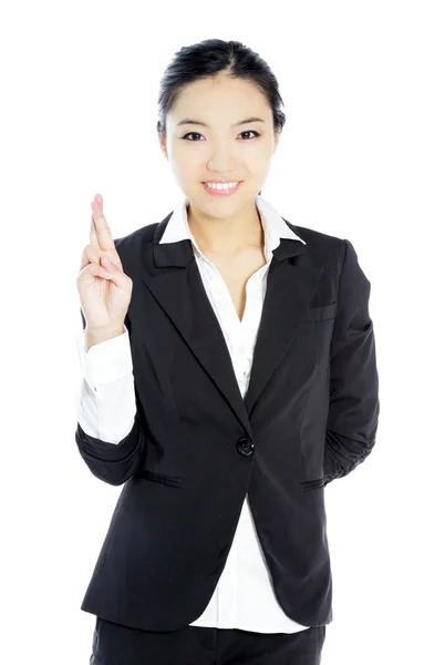 Attractive asian girl posing in studio — Stock Photo, Image